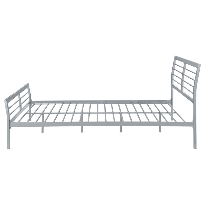 Cooper Metal  Open Frame Bed Silver