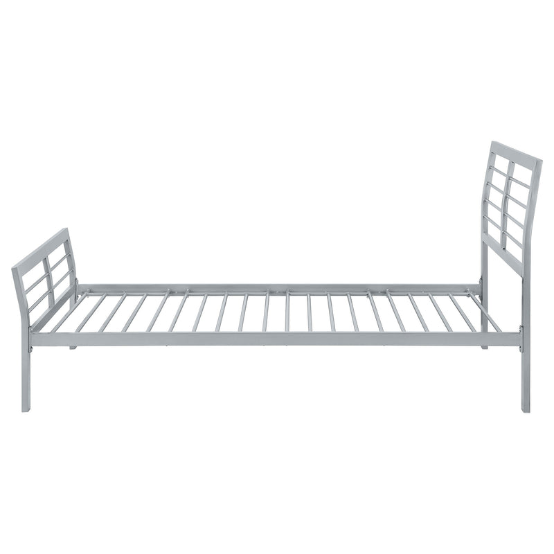Cooper Metal  Open Frame Bed Silver