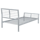 Cooper Metal  Open Frame Bed Silver
