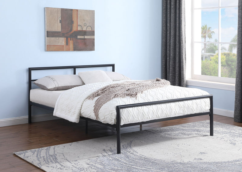 Fisher Metal  Open Frame Bed Gunmetal