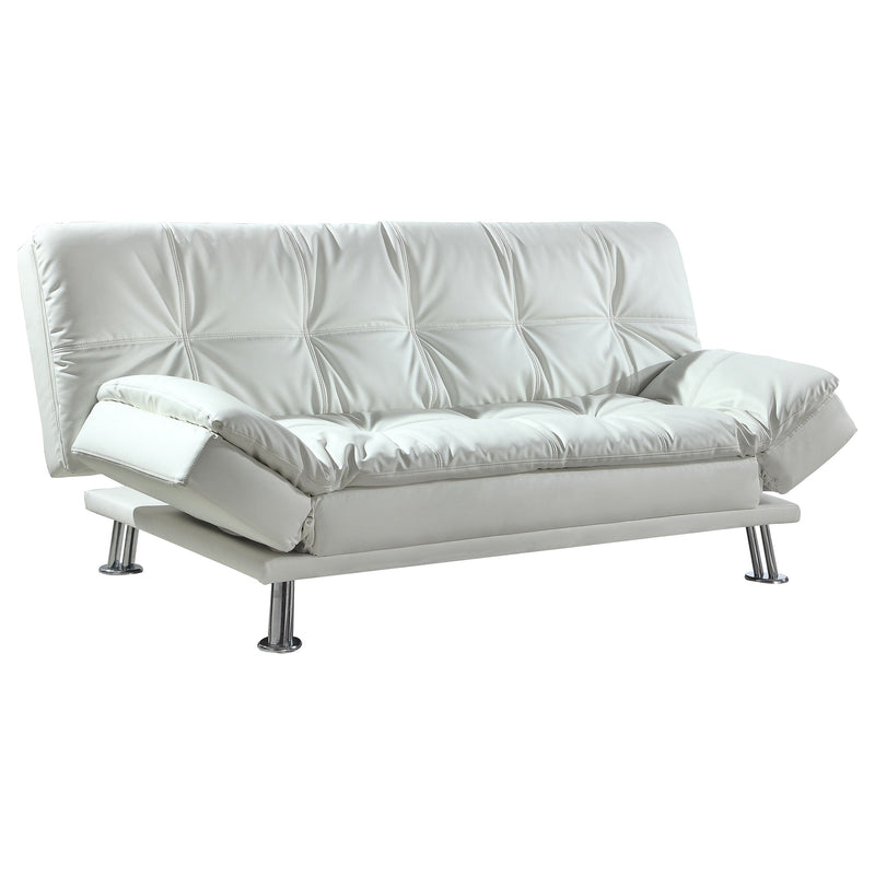 Dilleston Upholstered Tufted Convertible Sofa Bed Black