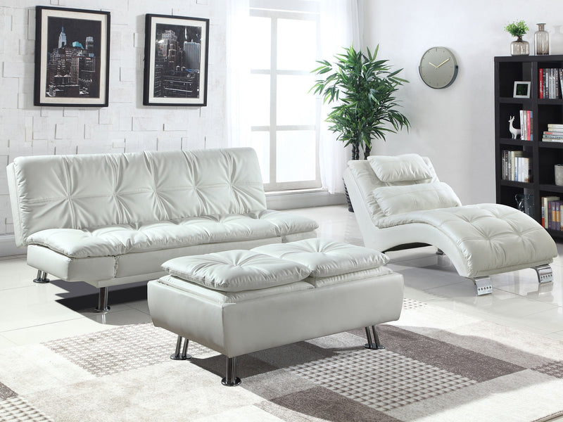Dilleston Upholstered Tufted Convertible Sofa Bed Black