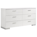 Jeremaine Bedroom Set White
