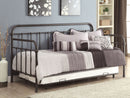 Livingston Metal  Daybed with Trundle Dark Bronze