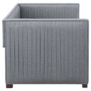 Brodie Upholstered  Daybed with Trundle Grey