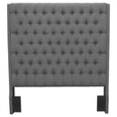 Camille Upholstered California King Panel Headboard Grey