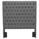 Camille Upholstered California King Panel Headboard Grey