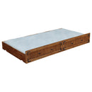 Oakdale Wood  Daybed with Trundle Rustic Honey