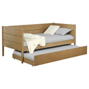 Calinda Wood  Daybed With Trundle Natural