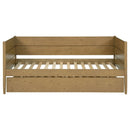 Calinda Wood  Daybed With Trundle Natural