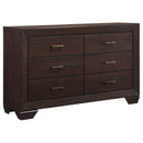 Dorian  California King Bedroom Set Dark Cocoa