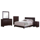 Dorian  California King Bedroom Set Dark Cocoa