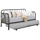 Marina Metal  Daybed with Trundle Black