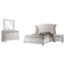 Barzini  California King Bedroom Set Black