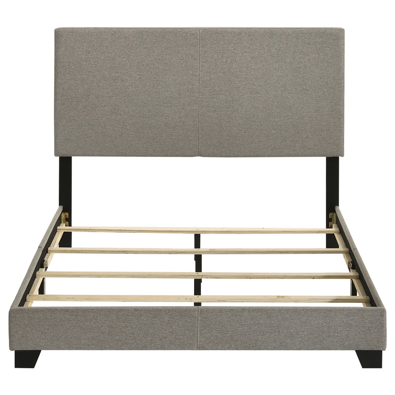 Dorian Fabric Upholstered Panel Bed Taupe