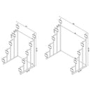 Duarto 5-tier Headboard Display Rack Black