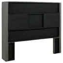 Bancroft Upholstered California King Wingback Headboard Grey