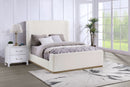 Nala Upholstered  Sleigh Bed Cream