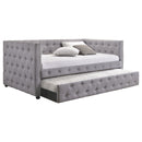 Mockern Upholstered  Daybed with Trundle Grey