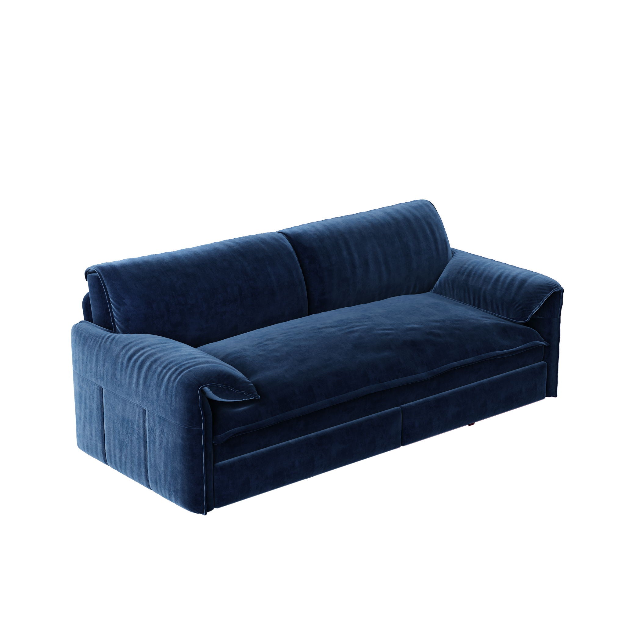 Queen Pull Out Sofa Bed, 3 In 1 Convertible Sleeper Sofa With Side Storage