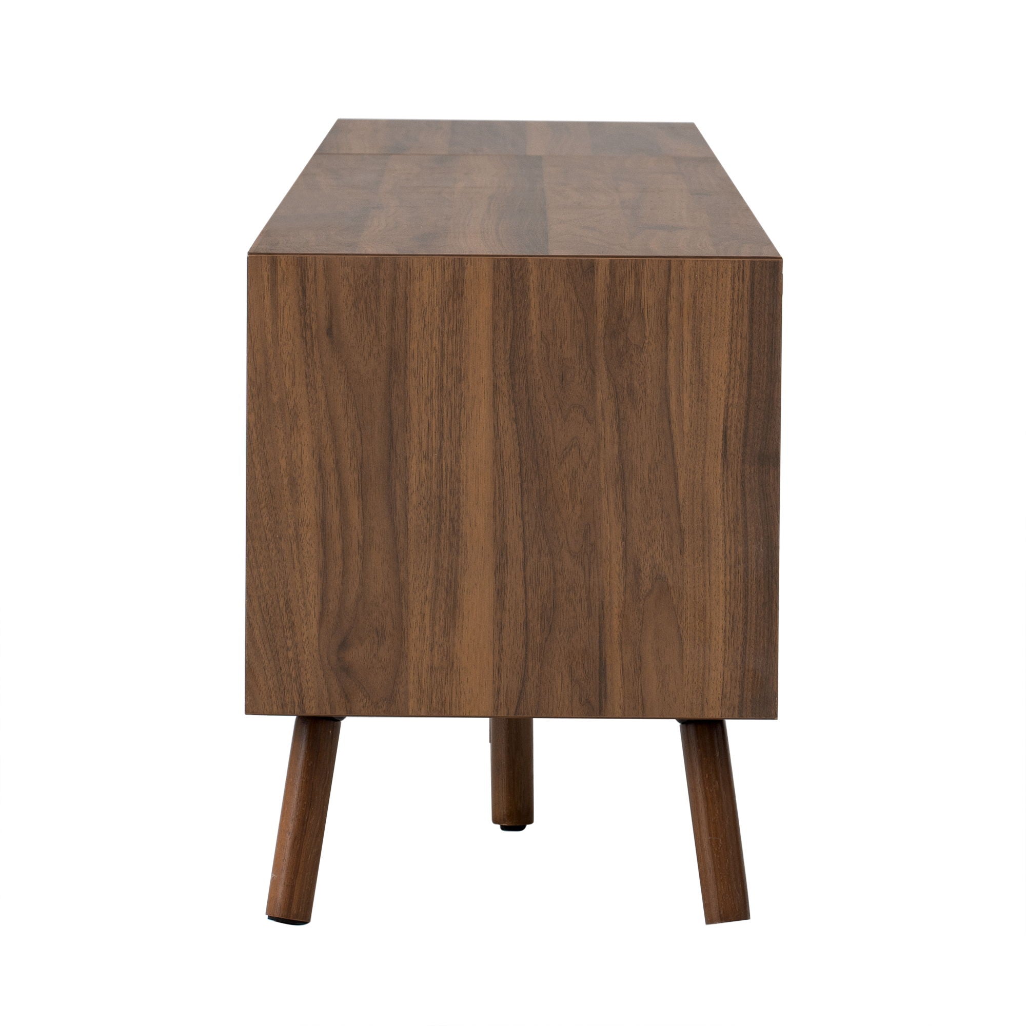 TV Stand With Drawers And Cable Management - Walnut