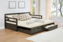 Sorrento 2-drawer  XL Daybed with Extension Trundle Grey