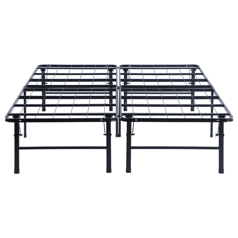 Mabel Metal California King Support Platform Bed Black
