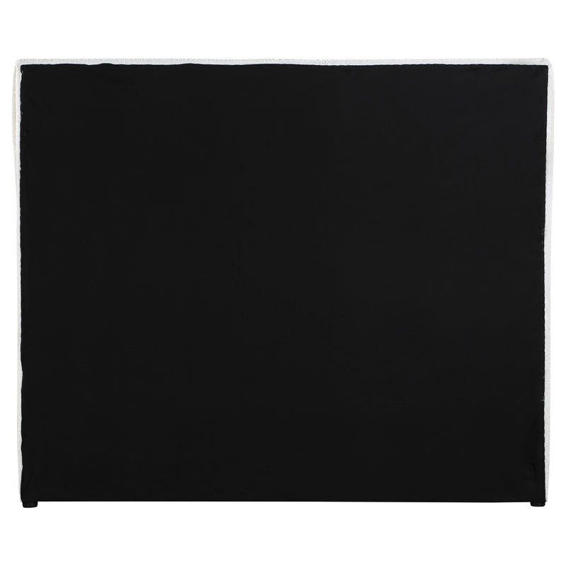 Gwendoline Upholstered  Panel Bed White