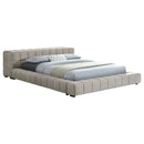 Trinity Upholstered Cal King Platform Bed Green
