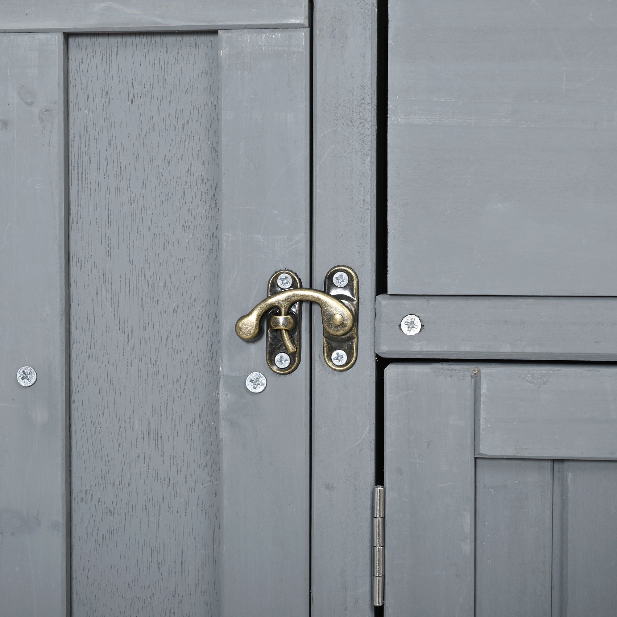 Outdoor Kitchen Island Prep Station With Lockable Wheels, Ample Storage, Towel & Spice Racks