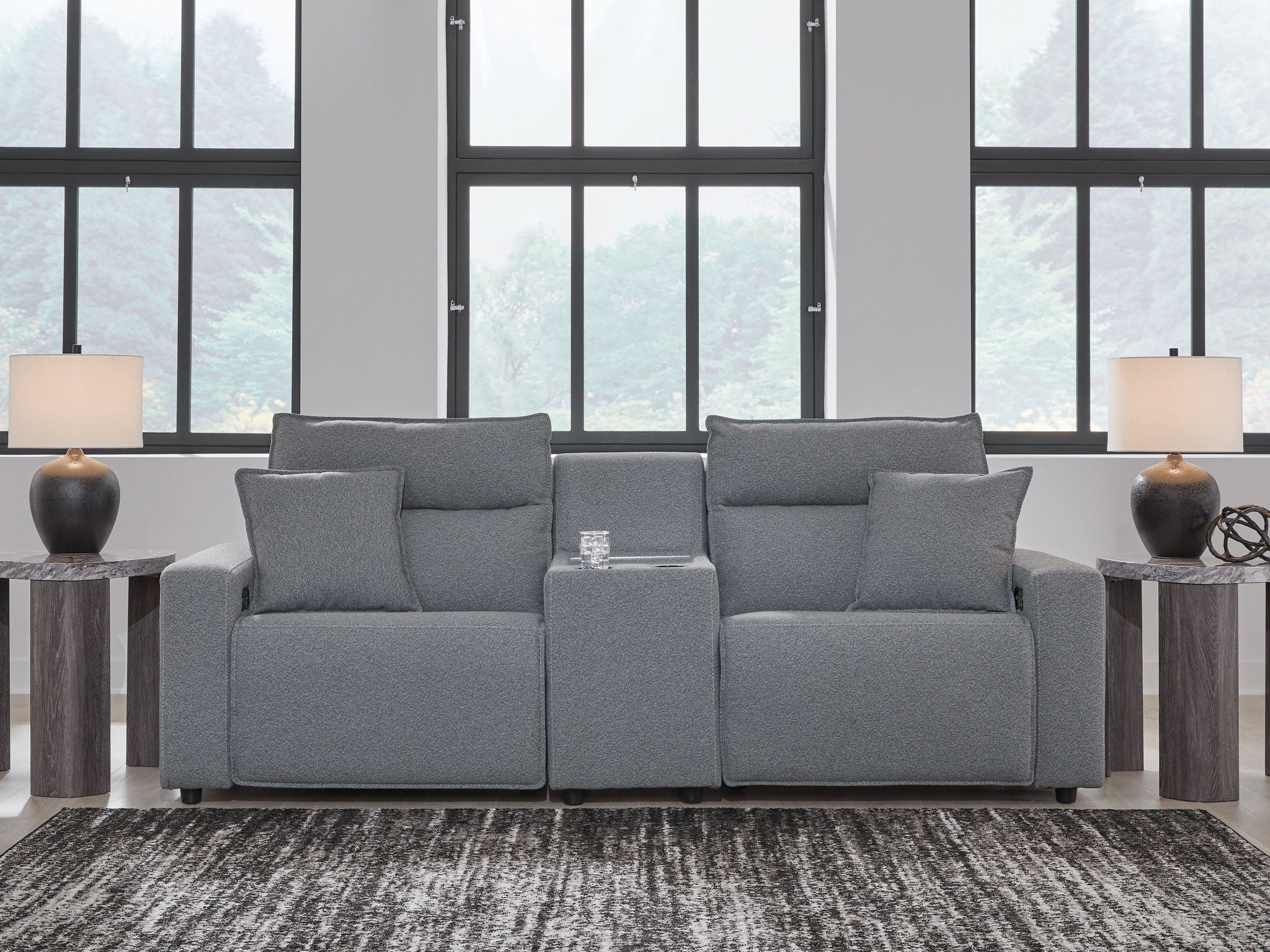 ModMax II - Salt And Pepper - Reclining Sectional
