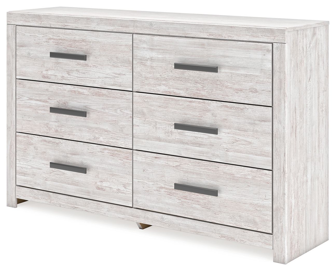 Cayboni - Six Drawer Dresser - Whitewash