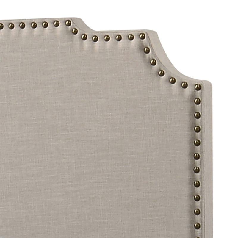 Tamarac Upholstered  Panel Bed Beige