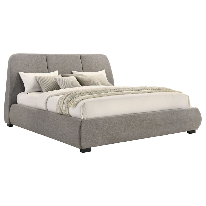 Mokena 46-inch Upholstered  Platform Bed