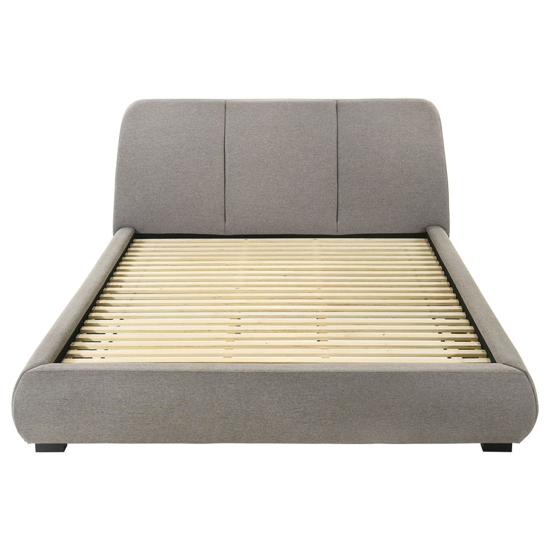 Mokena 46-inch Upholstered  Platform Bed