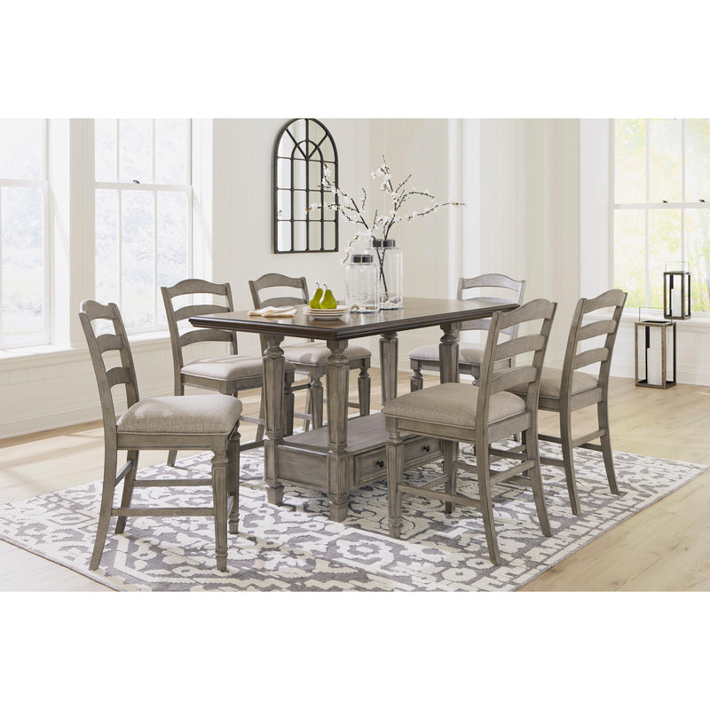 Signature Design by Ashley Lodenbay D751D4 7 pc Counter Height Dining Set IMAGE 1