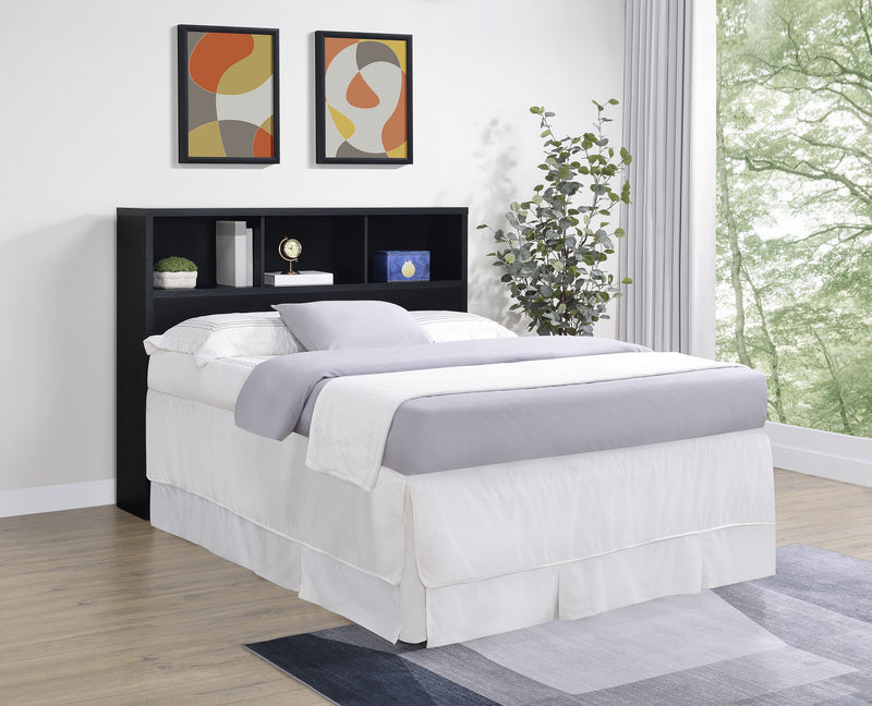 Westpark 49-inch  Bookcase Headboard Black