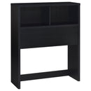 Westpark 3-piece Bedroom Set Bookcase Headboard Black