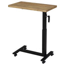 Westpark Height Adjustable Mobile Bedroom C-Table Black