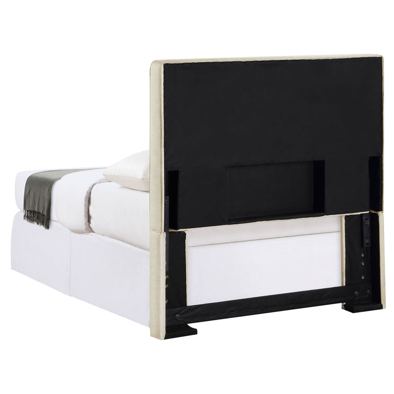 Kosmo Upholstered King Panel Headboard Sand