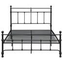 Novak 48-inch Metal  Open Frame Bed Matte Black