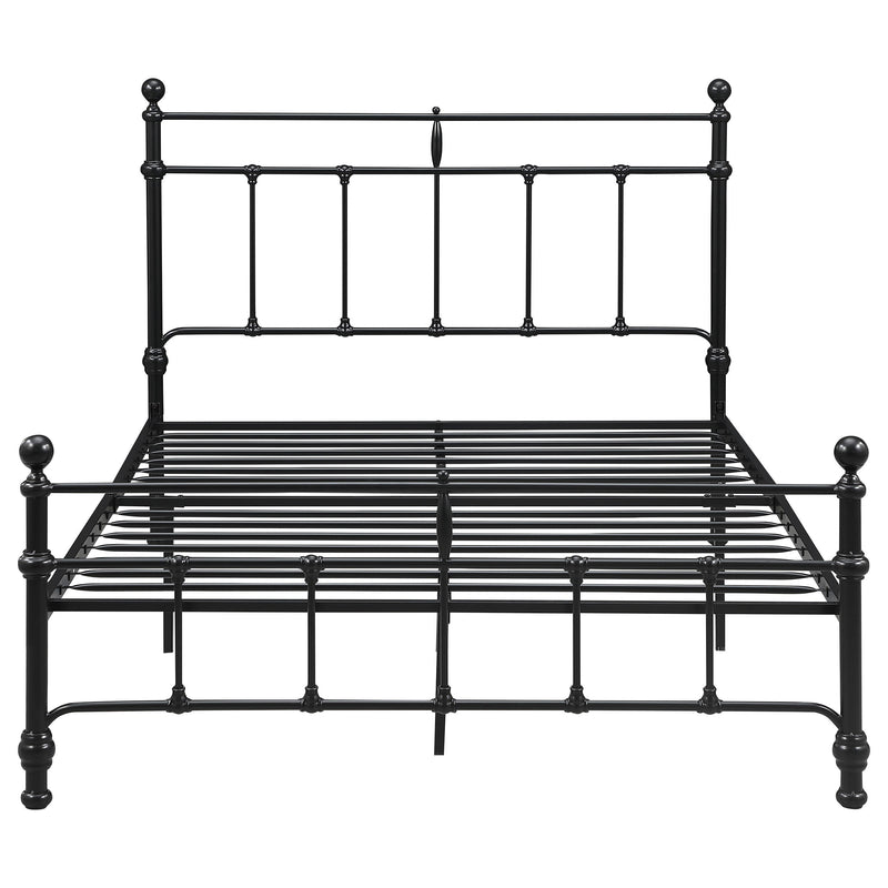 Novak 48-inch Metal  Open Frame Bed Matte Black