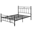 Novak 48-inch Metal  Open Frame Bed Matte Black