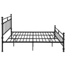Novak 48-inch Metal  Open Frame Bed Matte Black