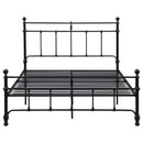 Novak 48-inch Metal  Open Frame Bed Matte Black