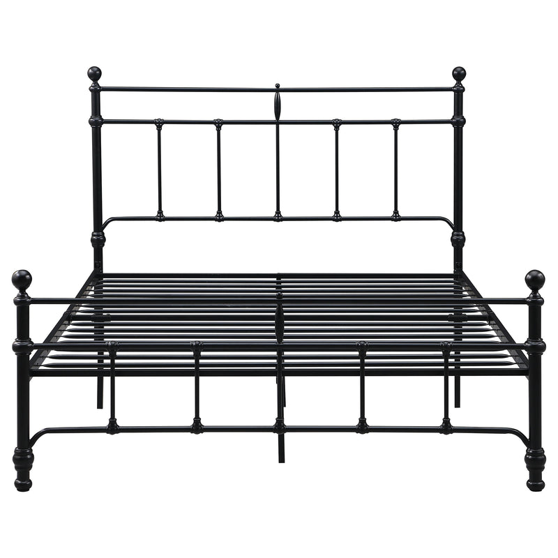 Novak 48-inch Metal  Open Frame Bed Matte Black