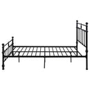 Novak 48-inch Metal  Open Frame Bed Matte Black