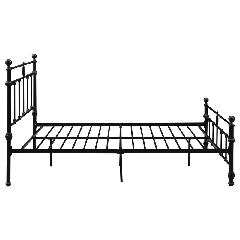 Novak 48-inch Metal  Open Frame Bed Matte Black