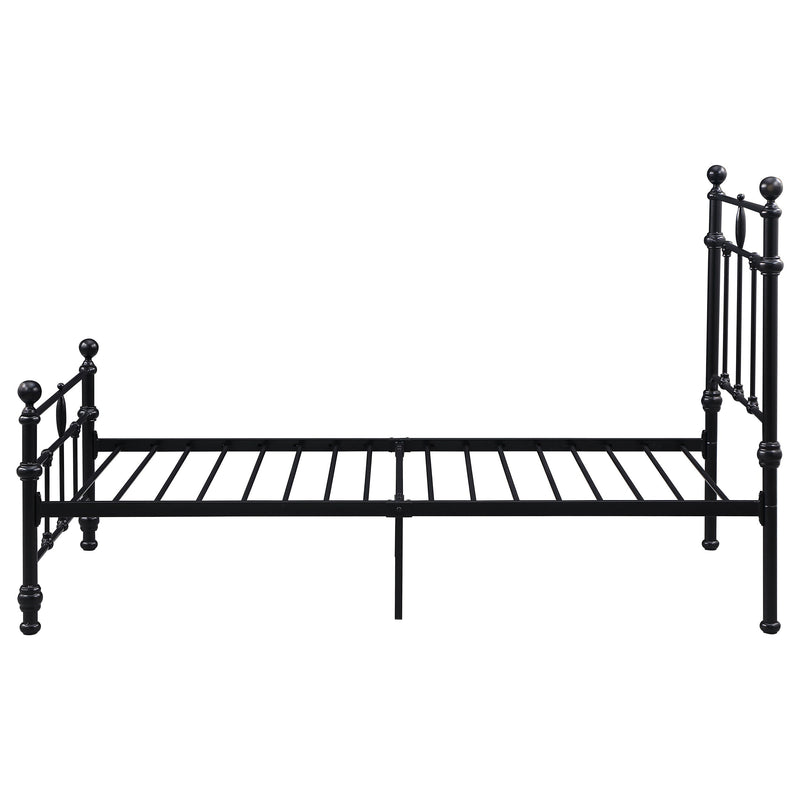 Novak 48-inch Metal  Open Frame Bed Matte Black