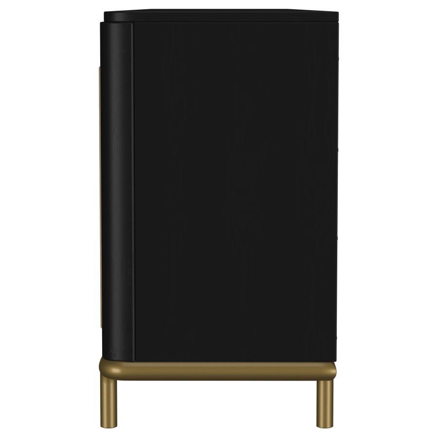 Arini - Rattan Cane 2-Door TV Stand Media Console